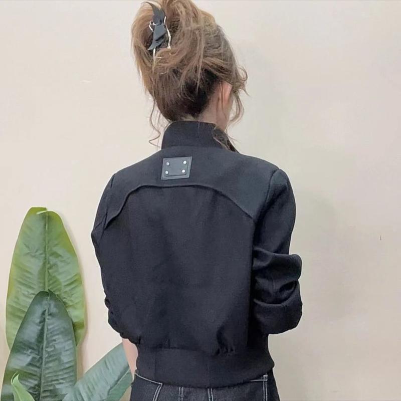 Product Introduction of Unique Super Nice Short Coat for Women 2024 New Top-Selling Product Fashion Western Style Youthful-Looking Beautiful Top Spring and Autumn Womenswear Jackets Lingerie Comfort Outerwear Basic Casual Longsleeve Minimalist 9