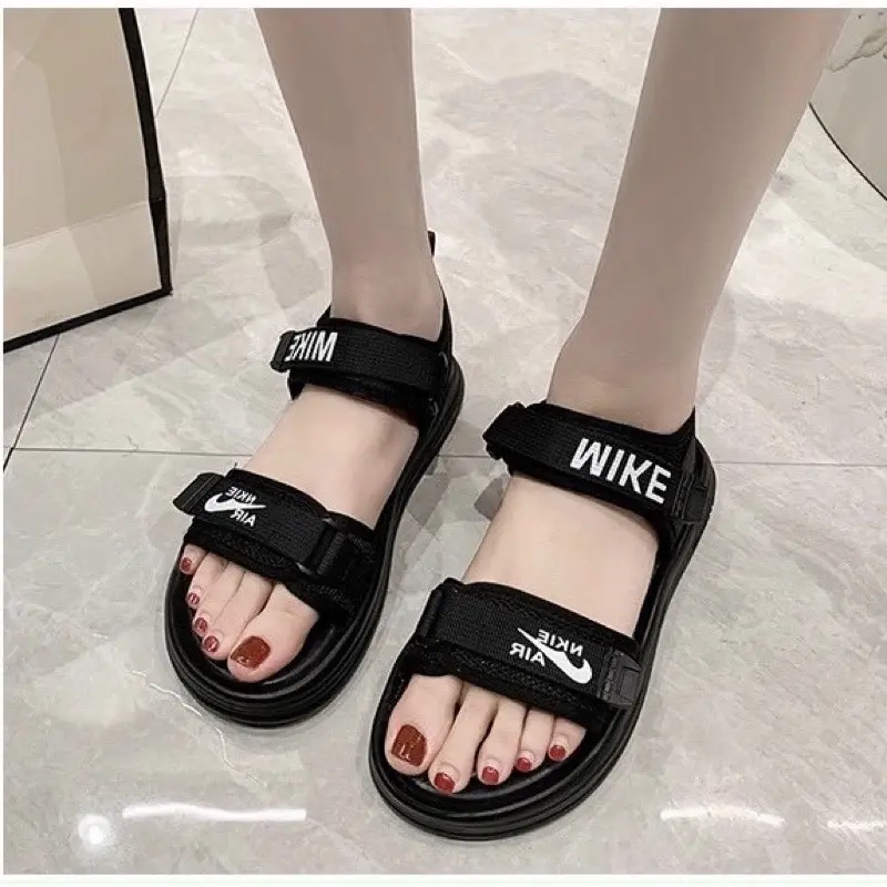 Dép sandal Nữ 2 quai hoạ tiết cá tính Mike DéP Shoes 6