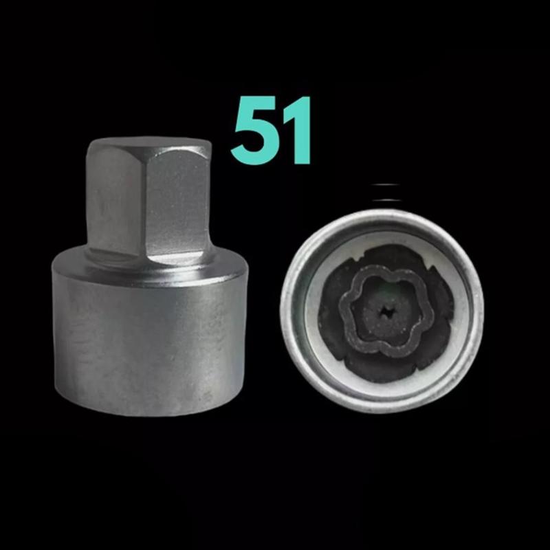 <New Product Launch> 1pcs Locking Wheel Nuts Key Anti-Theft Car Wheel Nuts Key for BWM for X1 X5 X6 3