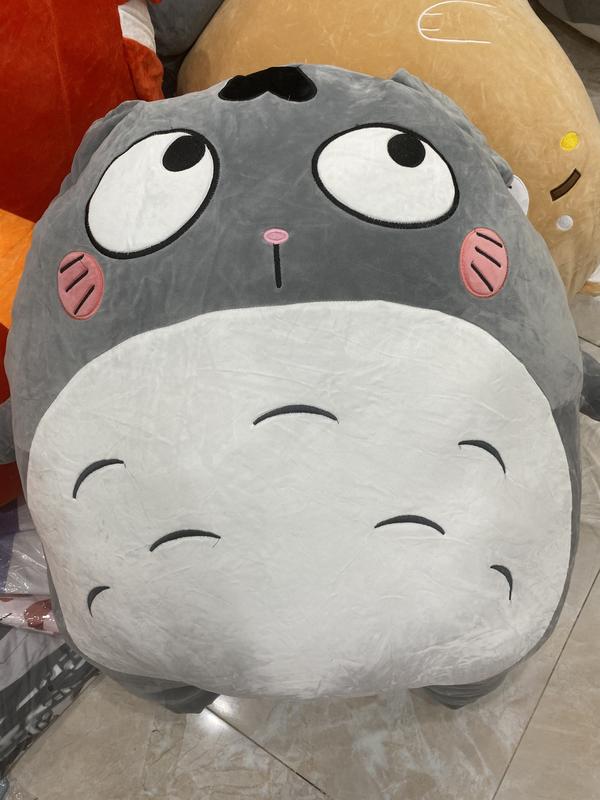 Gấu bông Totoro [SIÊU TO -KHỔNG LỒ] vỏ vọc nỉ mềm mại,bông mịn siêu nảy chống xẹp, mềm mịn 2