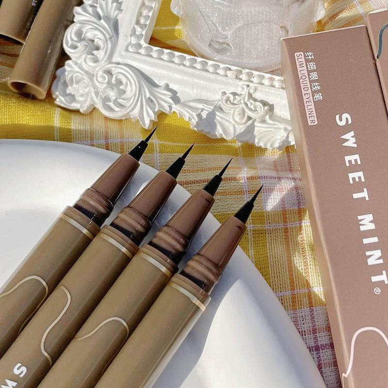 Bút Kẻ Mắt Nước SWEET MINT SLIM LIQUID EYELINER 0.5mm Lâu Trôi Chống Nhòe 3