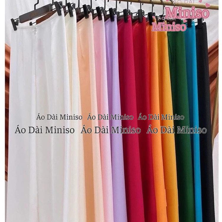  Đủ màu quần áo dài lụa m.ỹ mềm mịn có khóa kéo phía trước và thun phía sau lưng Miniso 