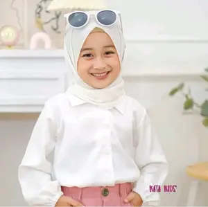 kemeja anak wanita viral//blus anak terbaru//kemeja bahan crinkle//anak usia 1-12 tahun