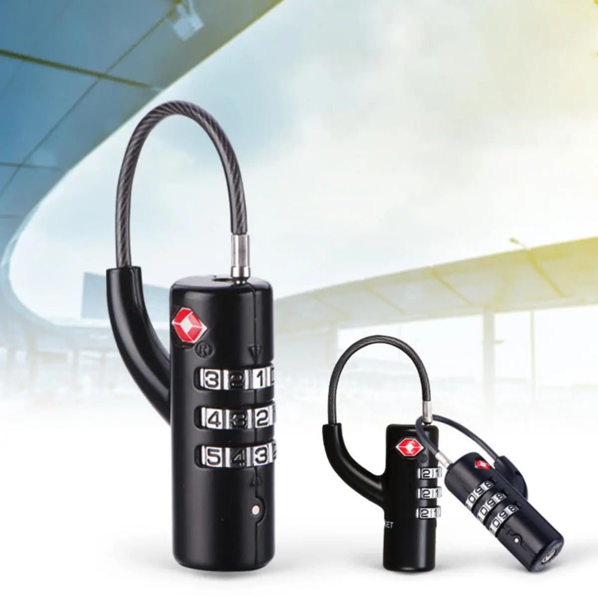 Padlock Outdoor Travel Anti- Lock Suitcase Luggage Security Coded Lock Dormitory 4 Digit Number Combination Pad Lock