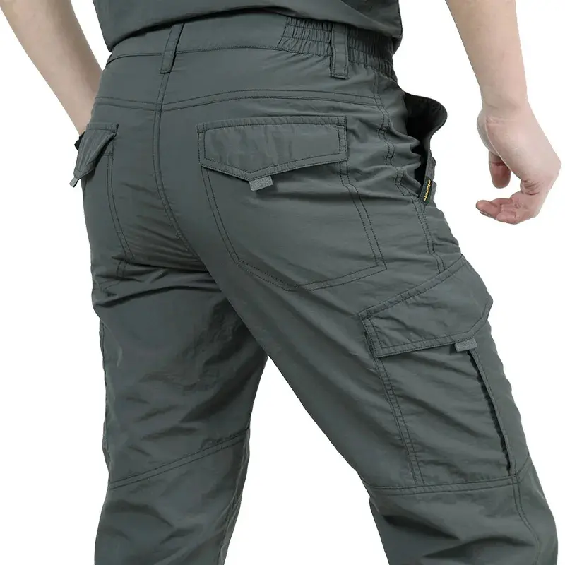 Quần Dài Quân Đội, Trang Phục Mùa Hè, Nhẹ, Dành Cho Nam Giới, Chống Thấm Nước Và Nhanh Khô, Thích Hợp Cho Quân Đội, Cắm Trại Và Leo Núi, Quần Yếm, Quần Chiến Thuật, Thoáng Khí