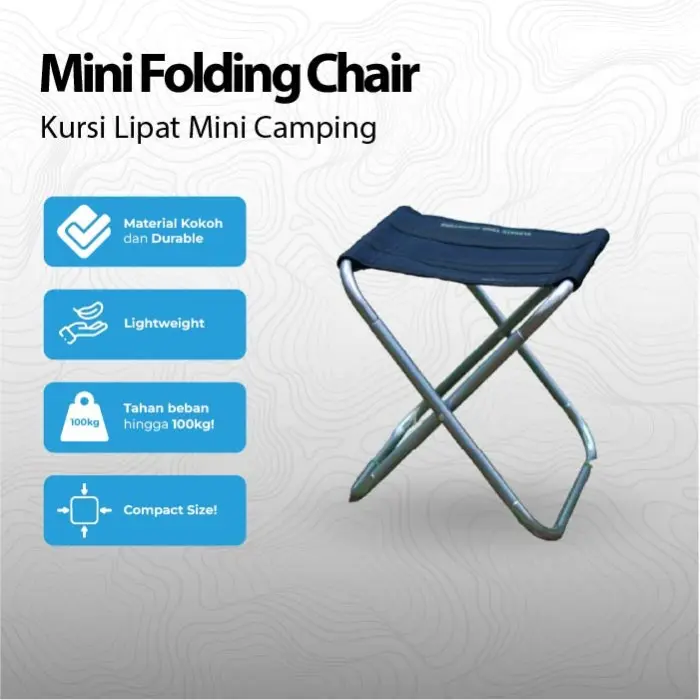 ALLTREK Mini Folding Chair ATFC-248 Kursi Camping Portable Outdoor 0