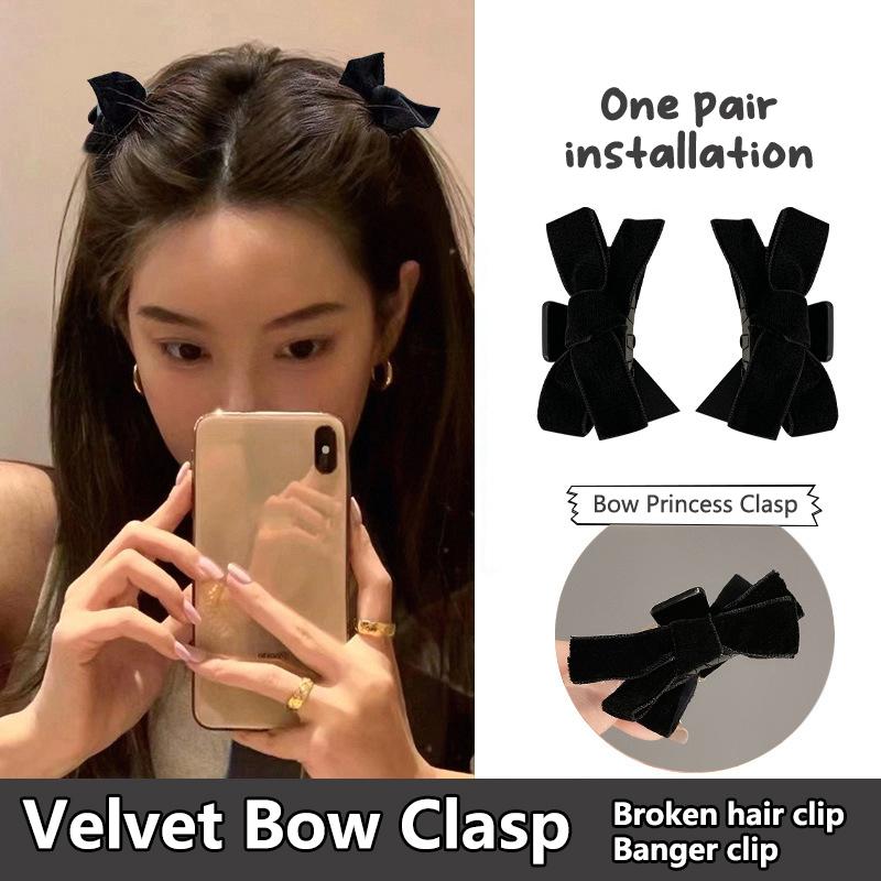 1 Chiếc Kẹp Tóc Càng Cua Nơ Nhỏ Ngọt Ngào Kẹp Tóc Nơ Nhung Công Chúa Kẹp Tóc Càng Cua Phụ Kiện Cài Tóc Phụ Kiện Tóc Hàn Quốc Cho Nữ Women 0