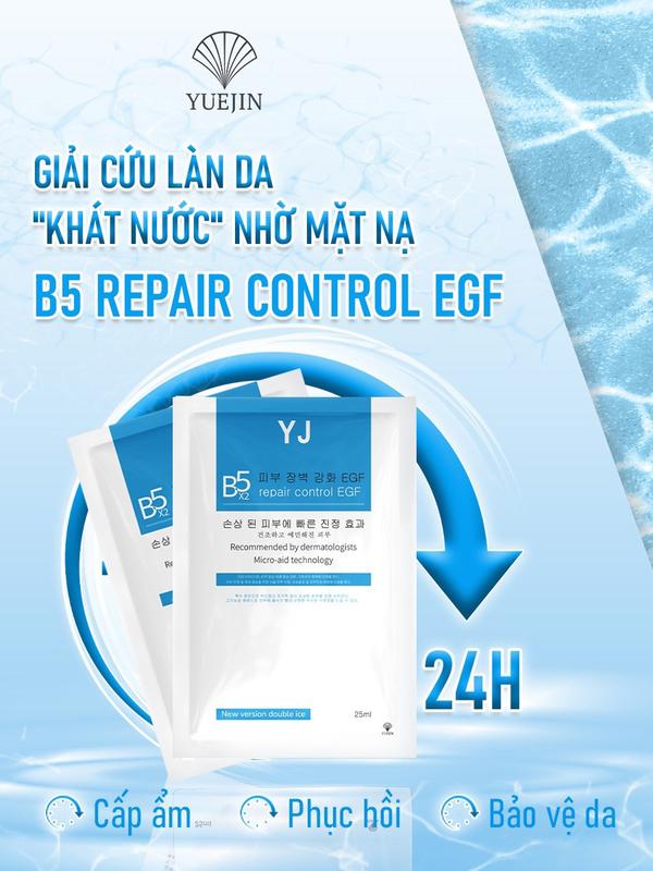 Mặt Nạ B5 YUEJIN Repair Control EGF Phục Hồi Và Cấp Ẩm Cho Da 25ml - Bebeau 2