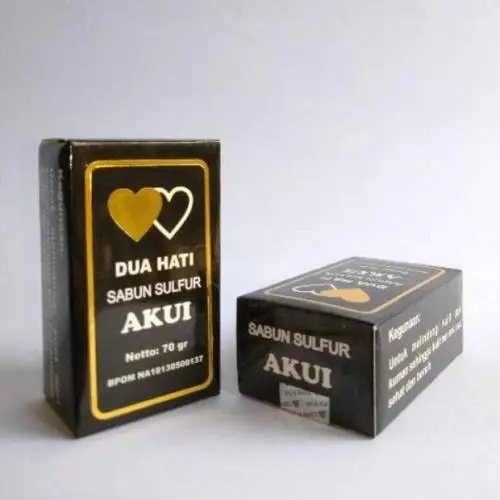 SABUN BELERANG DUA HATI SABUN AKUI 100% ORIGINAL PENGHILANG GATAL Perawatan Mandi Soap Membersihkan Tubuh 2