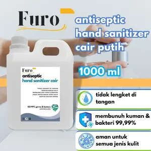 Hand Sanitizer Cair Putihan Antiseptic Varian Aroma Buah / Varian Aroma Segar 1 Liter (Jerigen)