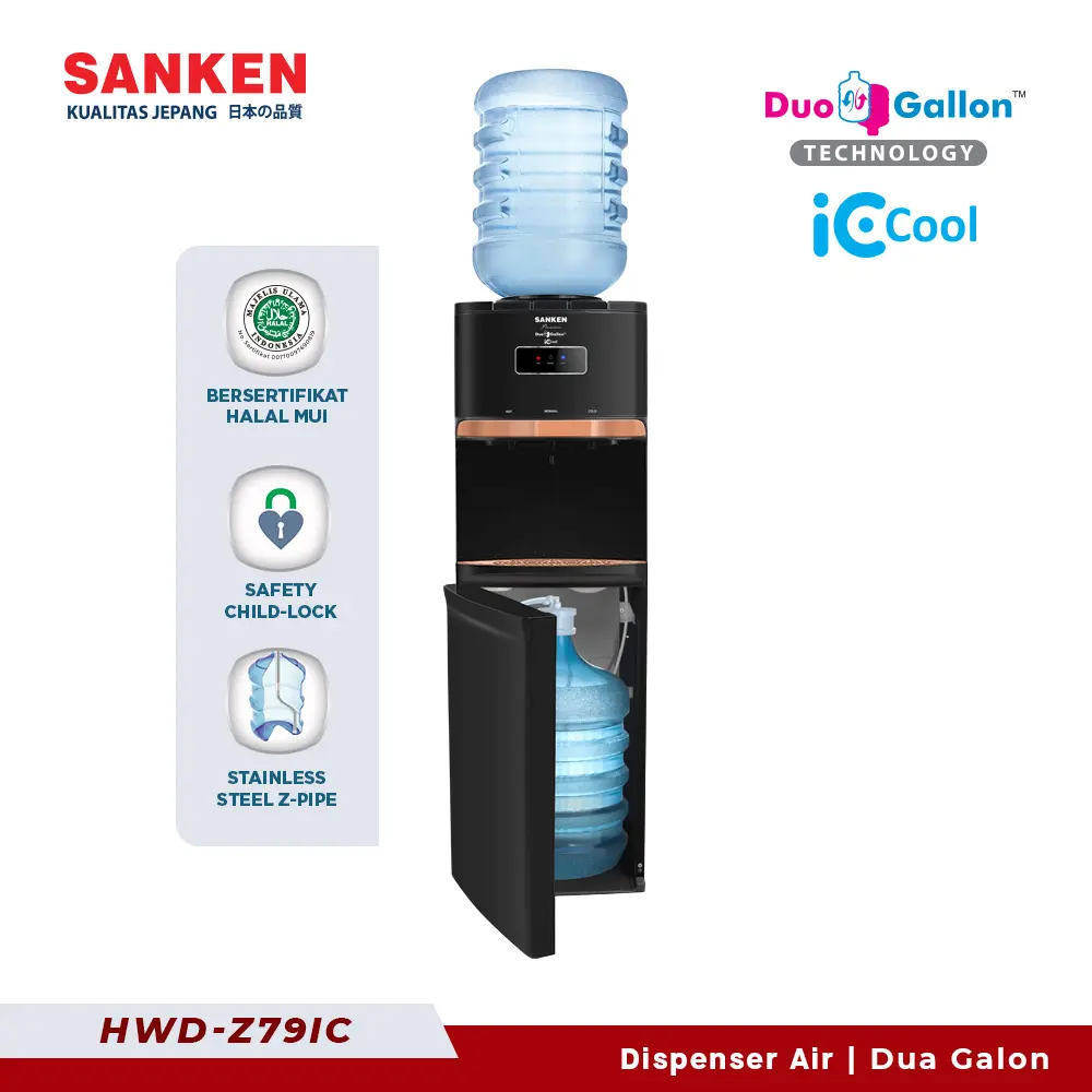 SANKEN Dispenser Duo Gallon HWD-Z79IC Cool