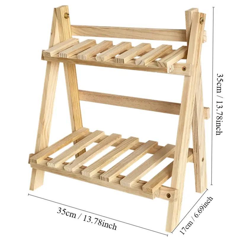 Wooden Desktop Storage Rack, 1 Count Double Layer Desk Organizer, Desk Storage Shelf for Home Office, Summer Home Decor Shelf, Home Organizer, Desk Accessories, House Organizers 2