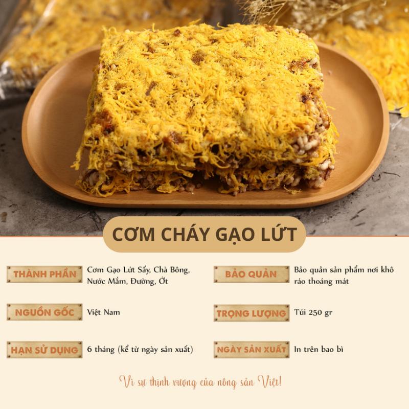 Cơm cháy chà bông gạo nếp, gạo lứt Anno Food thơm ngon, giòn rụm (Đặc sản Sài Gòn) 3