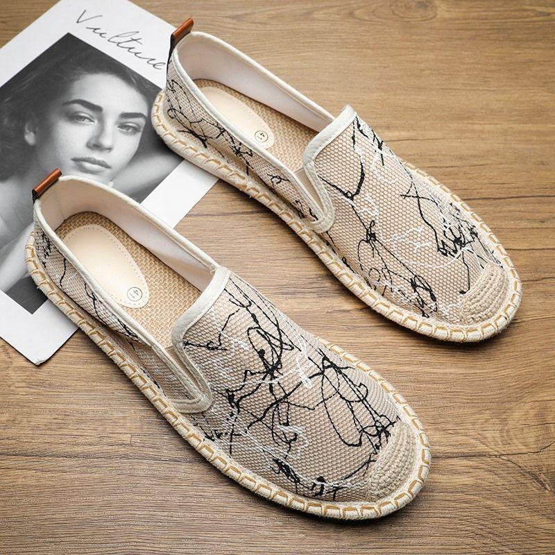  Giày Nam Kiểu Lười Lofter Giày Vải Bắc Kinh Cũ Mỏng Thích Hợp Cho Mùa Hè Lái Xe Giày Lười Vải Bố Thoáng Khí Hợp Xu hướng Hàng Mới Về Năm 2024 