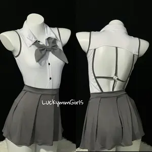 LuckymmGirls Dress Kostum Murid 284 Karakter Kartun