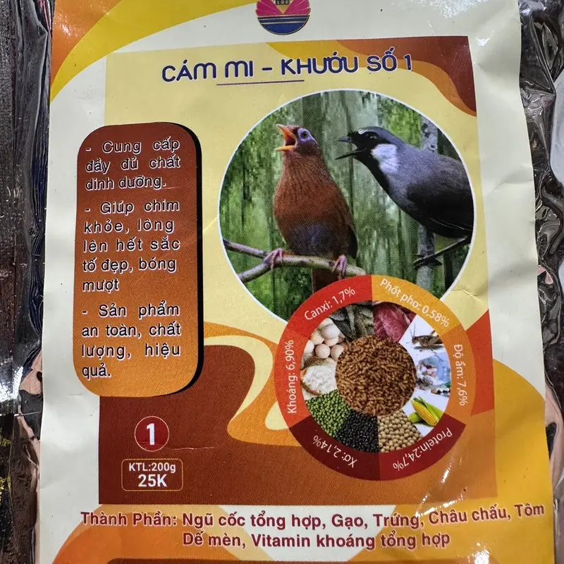 Cám cho chim họa my- cho chim khướu  . Số 1 3