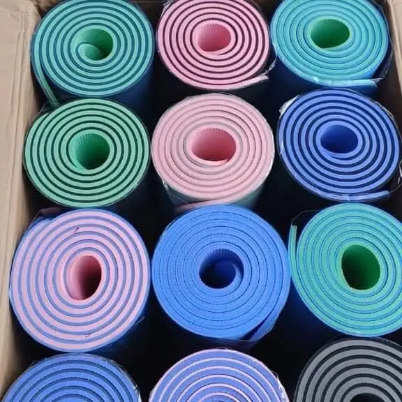 Thảm yoga 2lớp TPE tự nhiên thân thiện với môi trường kích thước 183*61cm  Sport Tập Yoga 2