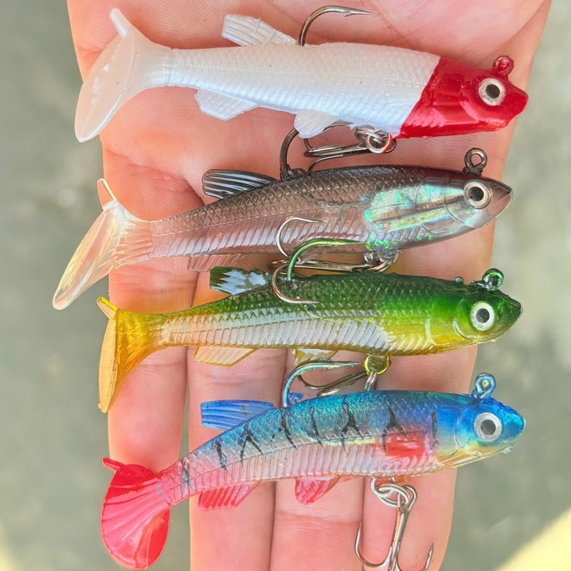 Mồi câu lure cá mềm 7.5cm 14g đi chìm chuyên câu cá chẻm cá măng - Bắt Cá - Fishing