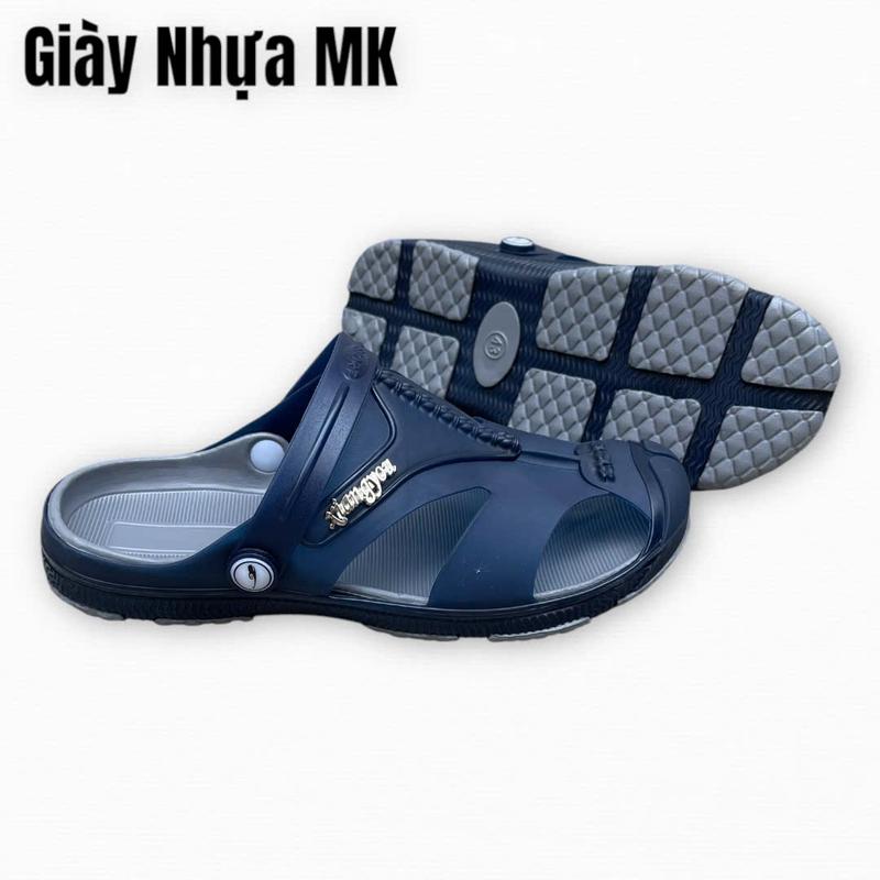 Dép Sục bít mũi nam KIANGYOU SL012 nhựa mềm đi mưa siêu nhe siêu bên