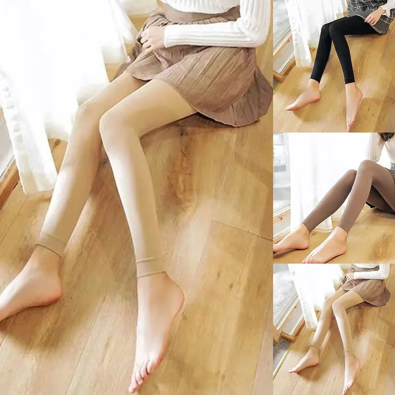 Quần tất cho phụ nữ, quần dài, quần cắt, quần tất, ấm áp, thoáng khí, thoải mái, bán chạy 2