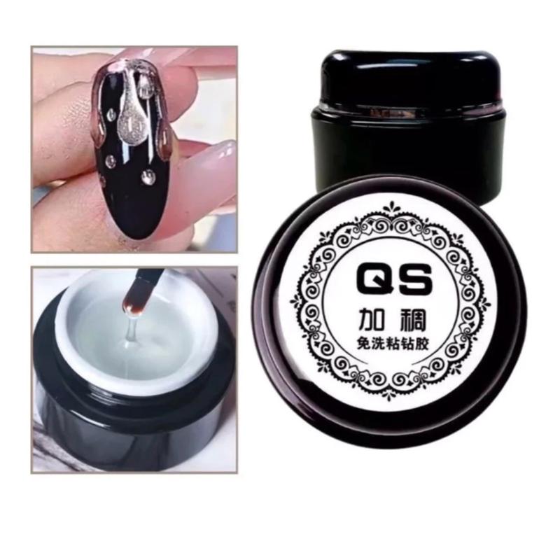 Gel vẽ nổi thuỷ tinh gel vẽ nổi QS đậm đặc hũ 20gam