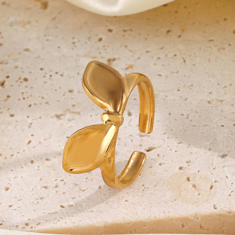 Product Introduction of 2025 Hot-selling Stainless Steel Rabbit Ear Opening Ring Personalized Hip-hop Non-fading Rabbit Ear Titanium Steel Ring for Women 20