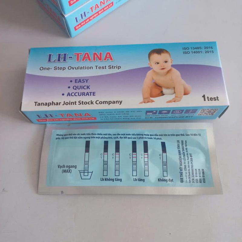 1 Que thử rụng trứng LH-Tana.  Hỗ trợ phát hiện ngày rụng trứng nhanh chóng và đơn giản 7