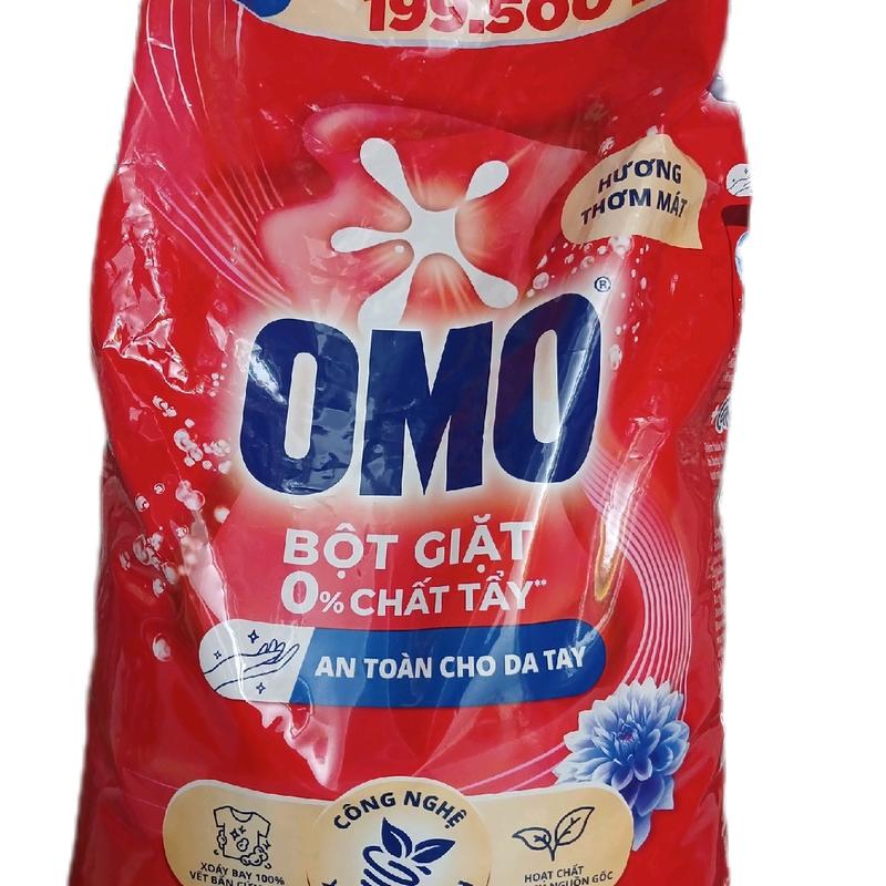 Bột giặt OMO 0 chất tẩy an toàn cho da tay túi 5.5kg - Làm Sạch hiệu quả, bột giặt thơm lâu