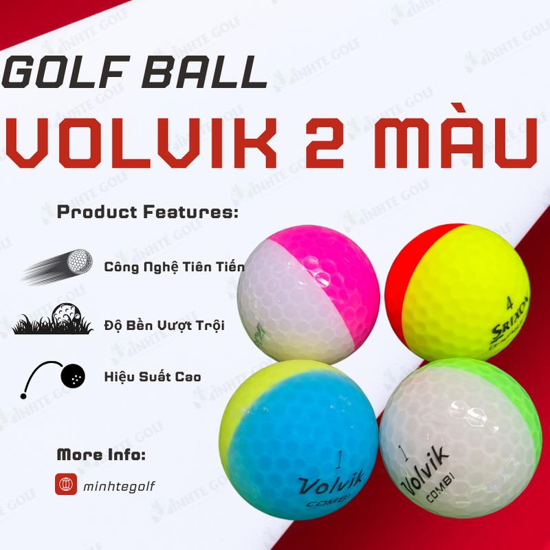 Bóng Golf Volvik 2 Màu - Bóng Golf 3 Lớp Putt - MinhTeGolf - TikTok ...