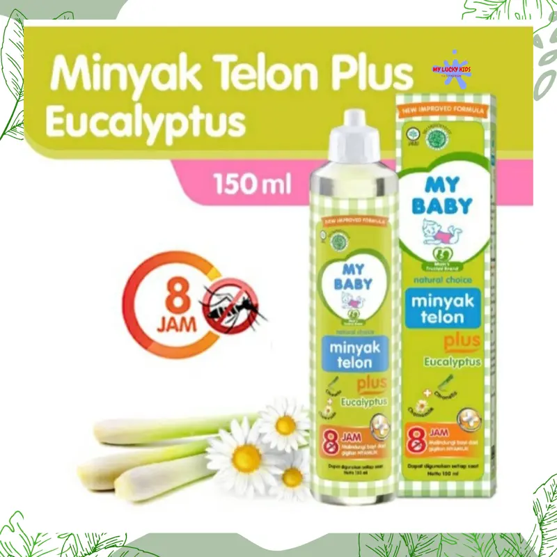 PROMO TERMURAH PAKET MINYAK TELON MY BABY, BEDAK TABUR BAYI /ANAK, BABY OIL ORIGINAL ,HALAL,AMAN BPOM GRATIS TISSUE UK. 30,60,90,150 ML. 4