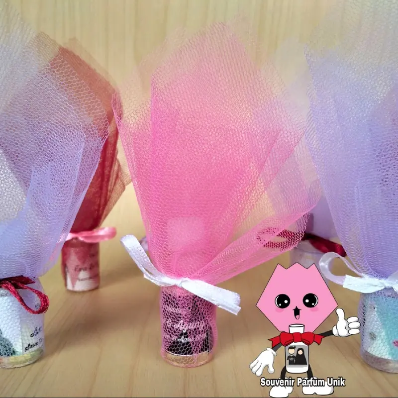(isi 50 pcs) Souvenir sofenir sovenir sopenir pernikahan aqiqah ulang tahun khitanan dll parfum unik murah lucu botol 3ml Uniseks 0