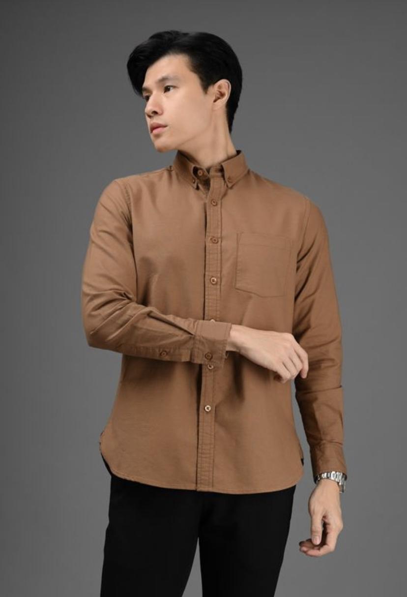 KEMEJA CASUAL LENGAN PANJANG   SLIMFIT GREAT A PREMIUM Fit Nyaman Pria Hitam Formal