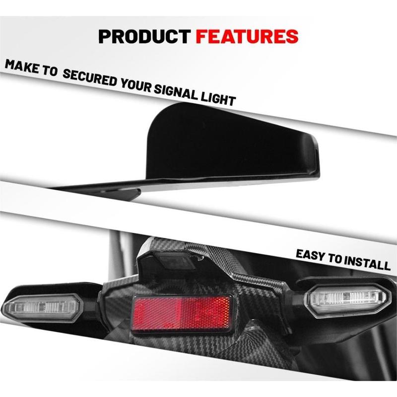 Product Introduction of MOKOTO CLICK  V2 CLICK V3 CLICK 160 CLICK 150 SIGNAL LIGHT PROTECTOR COVER FOR HONDA CLICK MOTORCYCLE 5