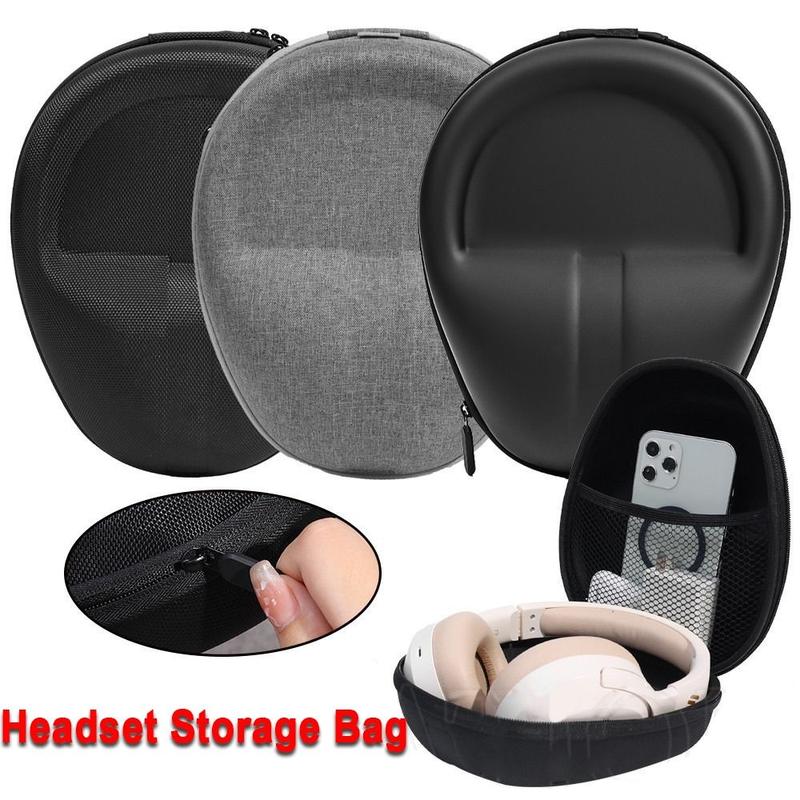 Product Introduction of T140inbookin Universal Hard EVA Headset Storage Bag Cover Portable Carrying Case Headphone Dustproof Bluetooth Headphone Bag 15