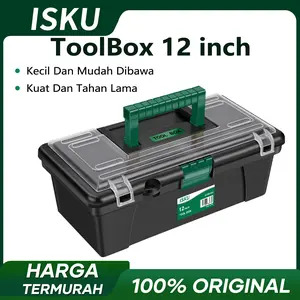 ISKU Tool Box Mini 12 Inch Kotak Perkakas Kecil (30*14*12cm)/Kotak Alat Multi