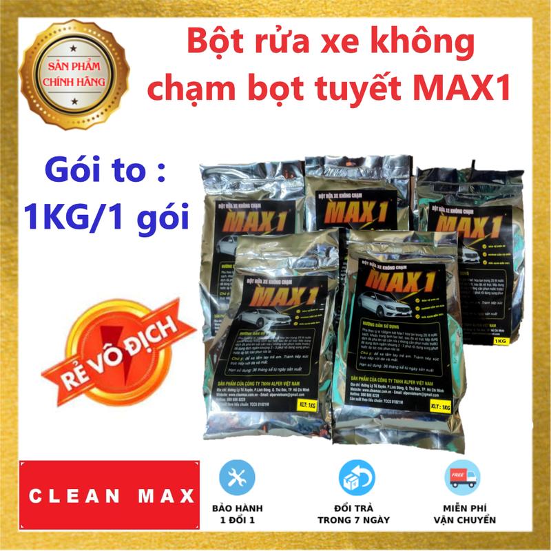 Combo 5KG bột rửa xe không chạm max1 WASHMAX AutoCare