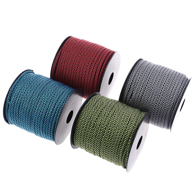 Dây Guyline Phản Quang, 50m, Dây Chạy Bộ Dây Guy Line Cho Lều Cắm Trại Ngoài Trời, [YYY] Phụ Kiện Camping 1