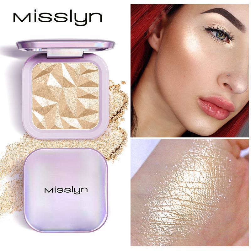 Product Introduction of Shimmer Highlighter Palette, 1 Count Smoothing Highlighter Powder, Long Lasting Pearly Makeup Powder, Facial Brightening Cosmetics 14