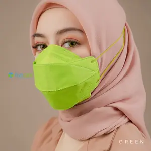 Masker Fivecare Surgical Mask 4D 4 Ply HIJAB isi 10