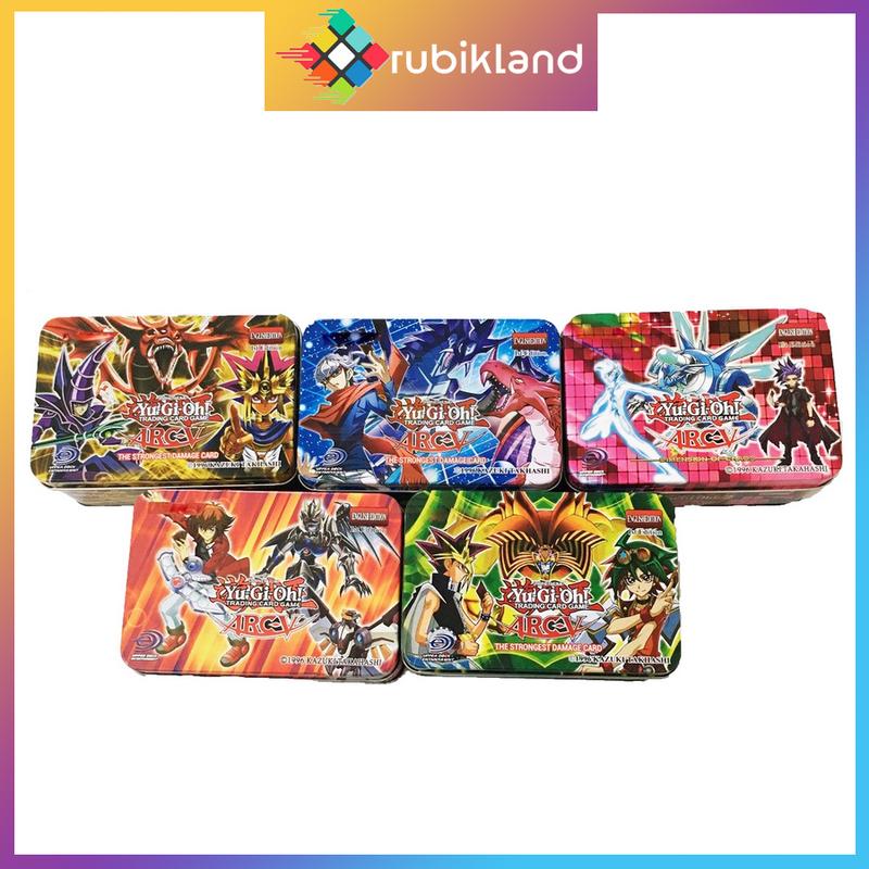 Bài Yugi Hộp Sắt Bài Yugioh Yugi-Oh Phiên Bản Tiếng Anh 41 Thẻ Bài Hộp Thiếc Có Ánh Kim Đồ Chơi Trẻ Em Board Game 6