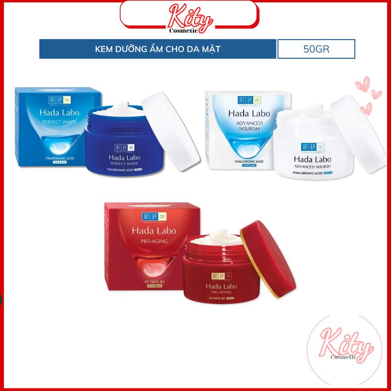 Kem Dưỡng Trắng Da Tối Ưu Hada Labo Perfect White Tranexamic Acid Cream 50g