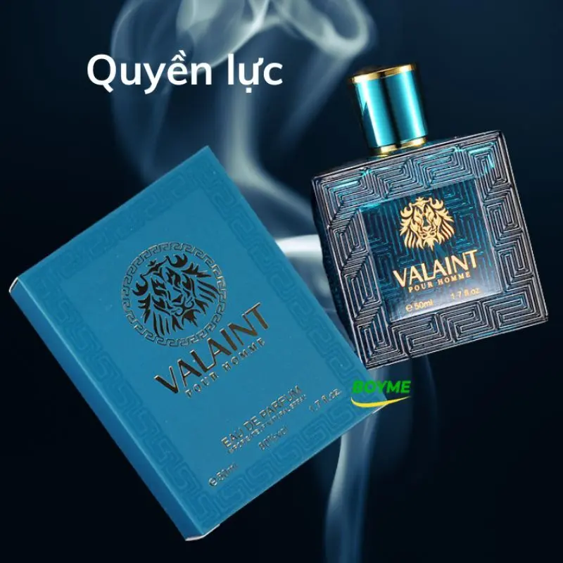 Nước Hoa Nam Cao Cấp nội Địa Trung VALAINT, Hương Thơm Nam Tính, Thanh Lịch, Nốt Hương Lan Tỏa Vạn Người Mê, Thể Tích 50 3