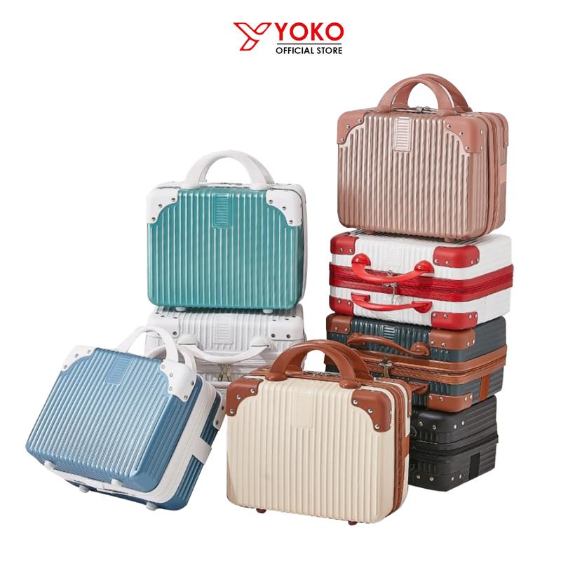 YOKO Koper 14 inch Koper Mini Beauty Case tas make up koper Kosmetik ...