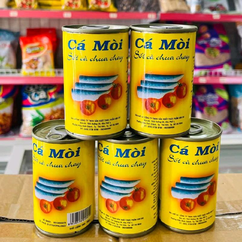 ComBo 5 Hủ Cá Mòi Sốt Cà Chua Vàng, Thuần Chay,