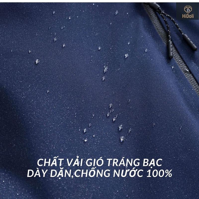 Product Introduction of Áo khoác gió nam nữ 2 lớp chất vải gió tráng bạc chống nước,cản gió,chống nắng, chống tia UV-AGHIDOLI03 14