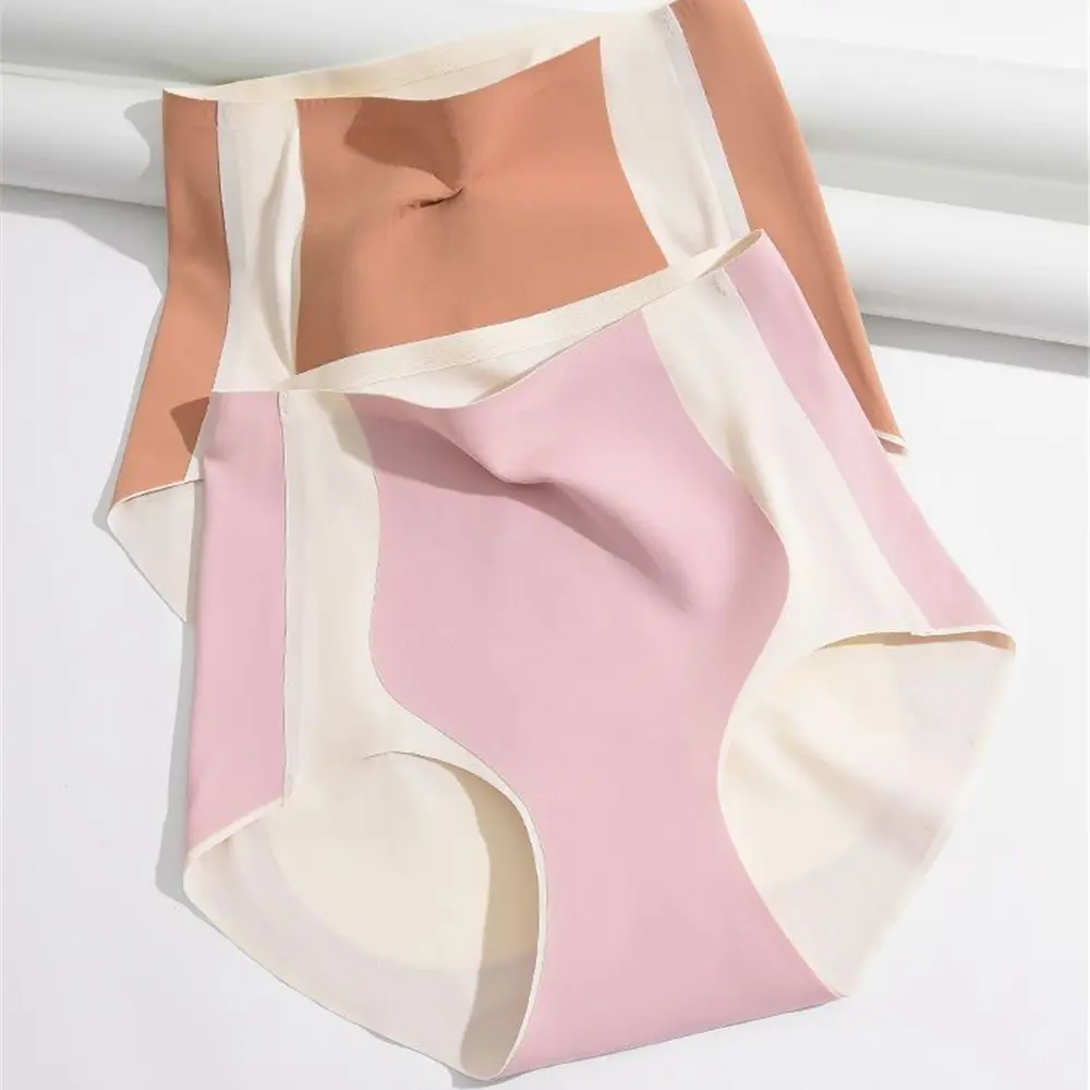 Bụng thắt chặt  Hip Nâng tóm tắt  M-xxl phụ nữ liền mạch quần lót eo cao  Đồ lót lụa băng thoải mái