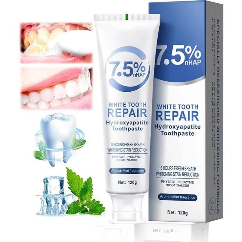 Pasta Dental con Hidroxiapatita 7.5%, Enamel Protection and Tooth ...