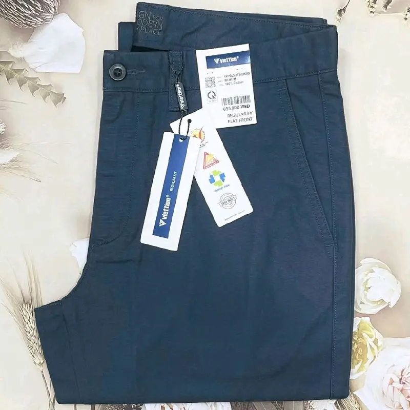 VIETTIEN-(k ly)-Quần kaki nam VIỆT TIẾN ống đứng nhiều màu(Regular fit) 6