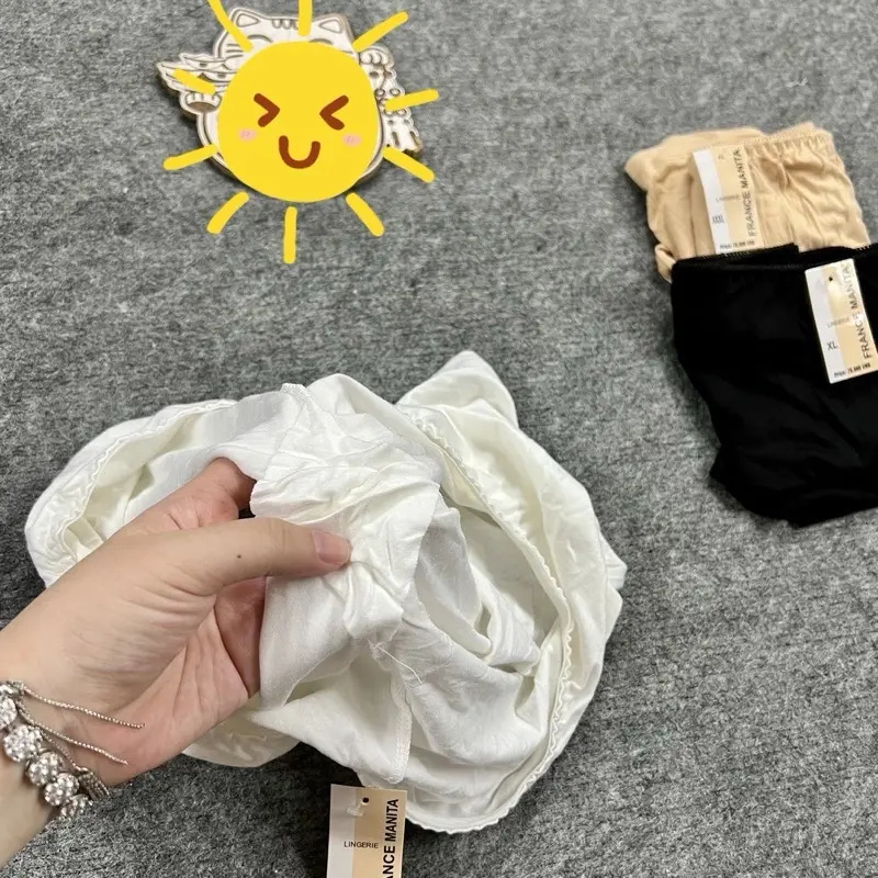(BIGSIZE 45-100kg) Quần đùi mặc váy xuất Pháp MARA cotton xịn  Cotton Trơn Women 4