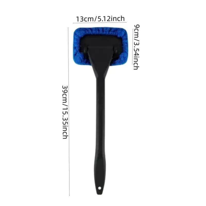 Car Windshield Cleaning Brush (1 Piece), Adjustable Car Windshield Defog & Dust Removal Brush with Ergonomic Handle, Universal Car Front Window Cleaning Tool 2